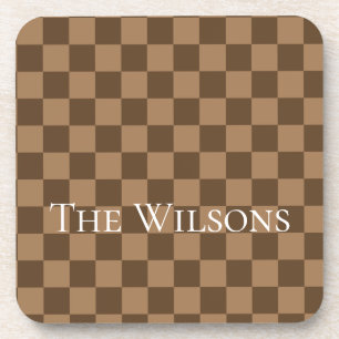 Soft Chocolate Squares Coaster