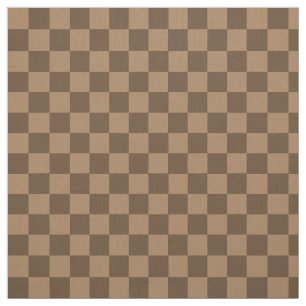 Soft Chocolate Squares Fabric