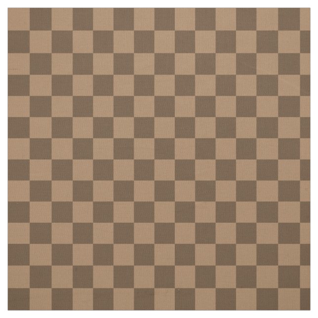 Soft Chocolate Squares Fabric (Swatch)