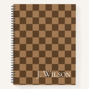 Soft Chocolate Squares Notebook