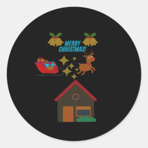Soft Christmas By Titus Classic Round Sticker