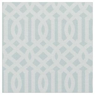 Soft Cloud Blue Trellis Fabric