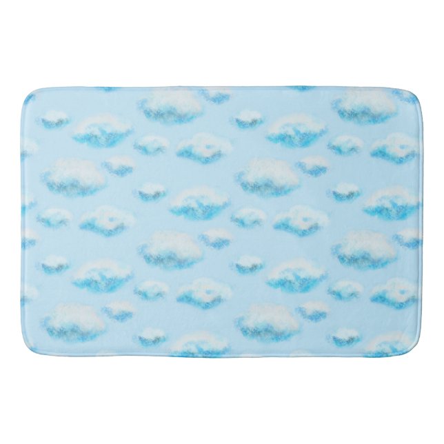 Soft clouds bath mat (Front)