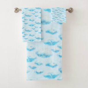 Soft clouds  bath towel set