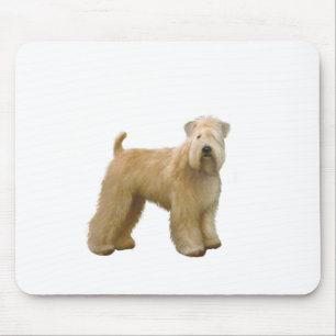 Soft Coated Wheaten Terrier (A) - stand Mouse Pad