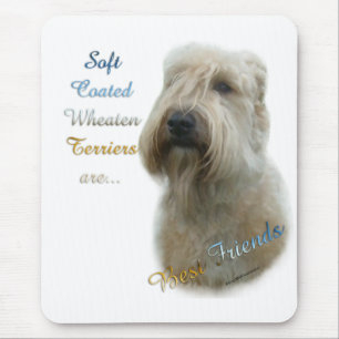 Soft Coated Wheaten Terrier Best Friend 2 Mouse Pad