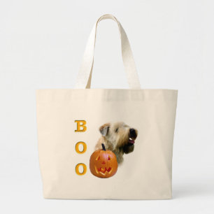Soft Coated Wheaten Terrier Boo Large Tote Bag