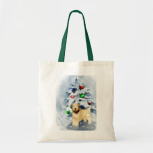 Soft Coated Wheaten Terrier Christmas Tote Bag
