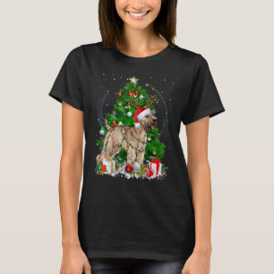 Soft Coated Wheaten Terrier Christmas Tree Light P T-Shirt