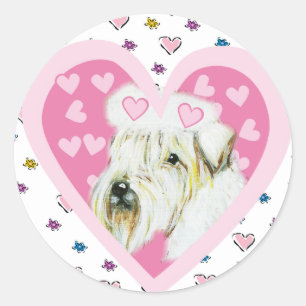 Soft Coated Wheaten  Terrier Classic Round Sticker