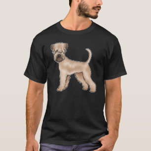Soft-Coated Wheaten Terrier Cute Beige Brown Dog  T-Shirt