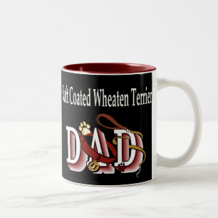 Soft Coated Wheaten Terrier Dad Gifts Two-Tone Coffee Mug