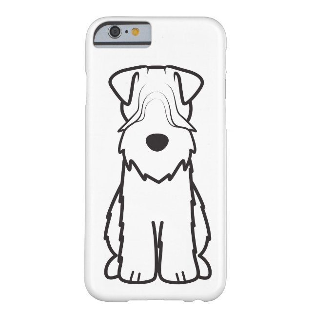 Soft Coated Wheaten Terrier Dog Cartoon Case-Mate iPhone Case (Back)