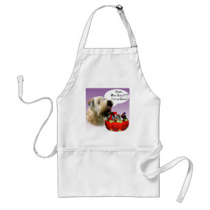 Soft Coated Wheaten Terrier Halloween Candy Standard Apron