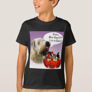 Soft Coated Wheaten Terrier Halloween Candy T-Shirt