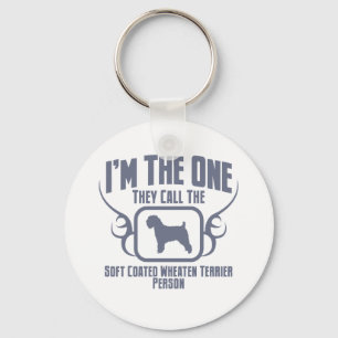 Soft Coated Wheaten Terrier Key Ring