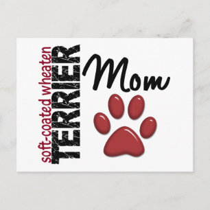 Soft-Coated Wheaten Terrier Mum 2 Postcard