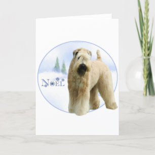 Soft Coated Wheaten Terrier Noel Holiday Card