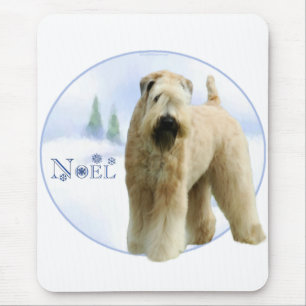 Soft Coated Wheaten Terrier Noel Mouse Pad