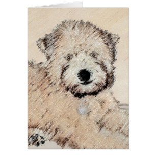 Soft Coated Wheaten Terrier Painting Original Art