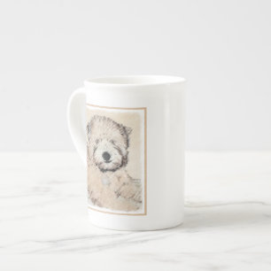 Soft Coated Wheaten Terrier Painting Original Art Bone China Mug