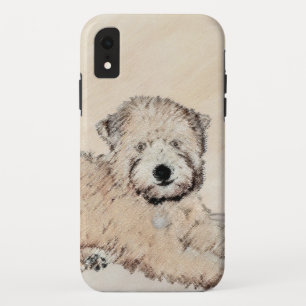 Soft Coated Wheaten Terrier Painting Original Art iPhone XR Case
