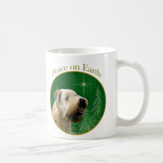 Soft Coated Wheaten Terrier Peace Coffee Mug (Right)