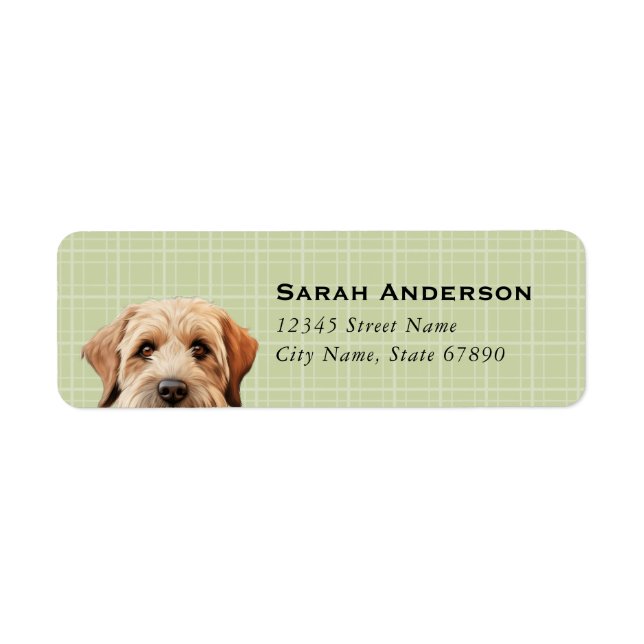 Soft Coated Wheaten Terrier Return Address Labels (Front)