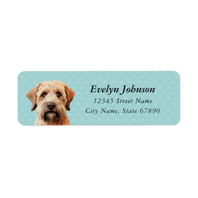 Soft Coated Wheaten Terrier Return Address Labels (Front)