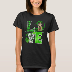 Soft Coated Wheaten Terrier Shamrock Irish St Patr T-Shirt