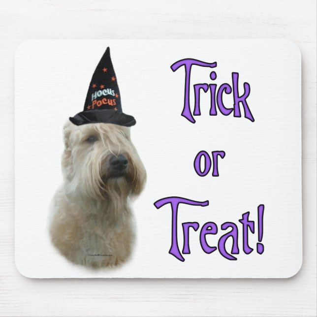 Soft Coated Wheaten Trick mousepad (Front)