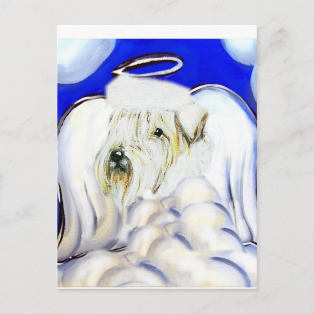 Soft Coated Wheaton Postcard (Front)
