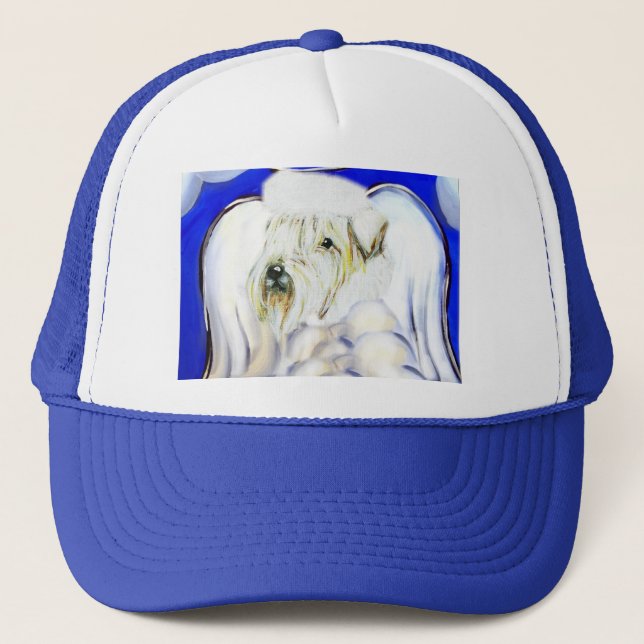 Soft Coated Wheaton Trucker Hat (Front)