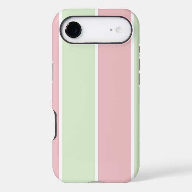 Soft Color Vertical Stripe Pattern Design (Back)