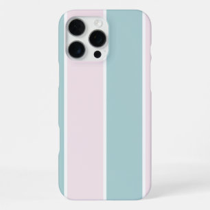 Soft Color Vertical Stripe Pattern Design iPhone 16 Pro Max Case
