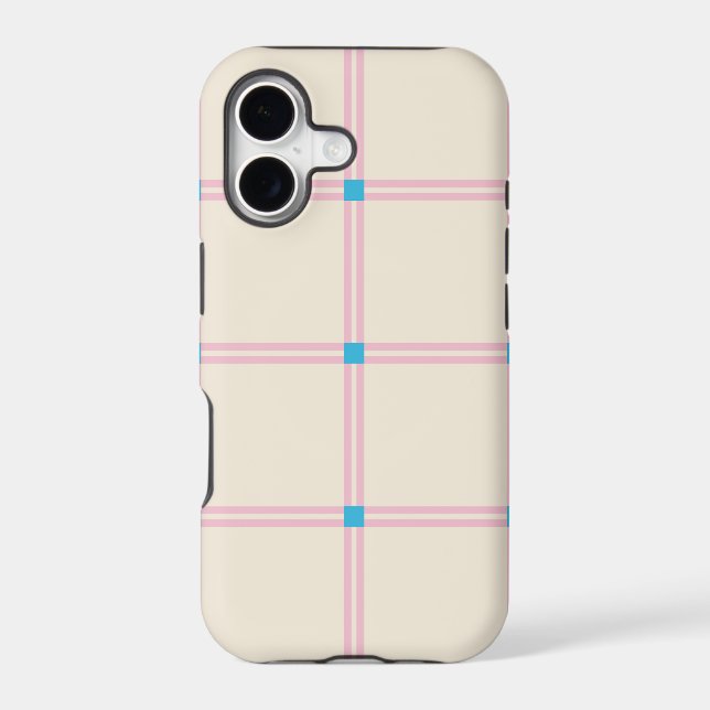 Soft Color Vertical Stripe Pattern Point Design (Back)