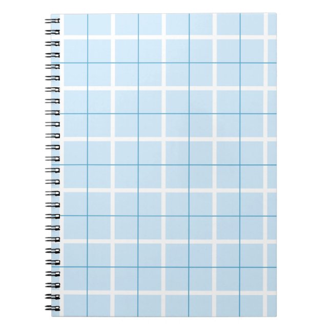 Soft Color Vertical Stripe Pattern Point Design Notebook (Front)