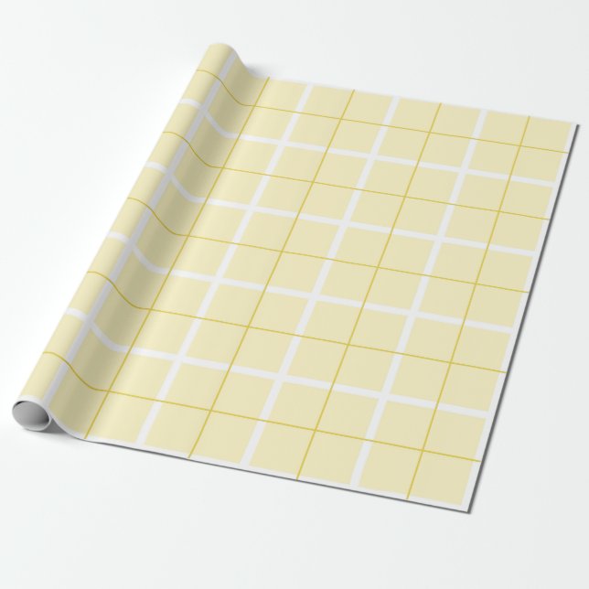 Soft Color Vertical Stripe Pattern Point Design  Wrapping Paper (Unrolled)
