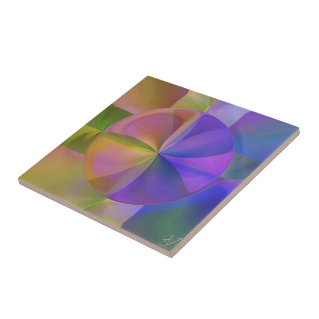 Soft Colour Ceramic Tile (Side)