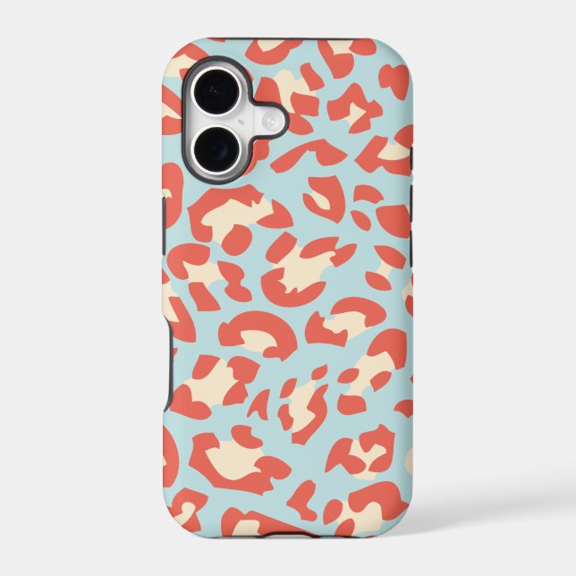 Soft Colour Leopard fur Pattern iPhone 5 Case (Back)