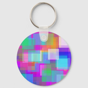 Soft Colour Mesh Key Ring