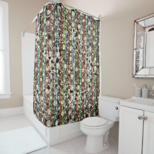 Soft colour texture with tone of some grainy glass shower curtain