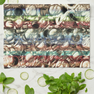 Soft colour texture with tone of some grainy glass tea towel