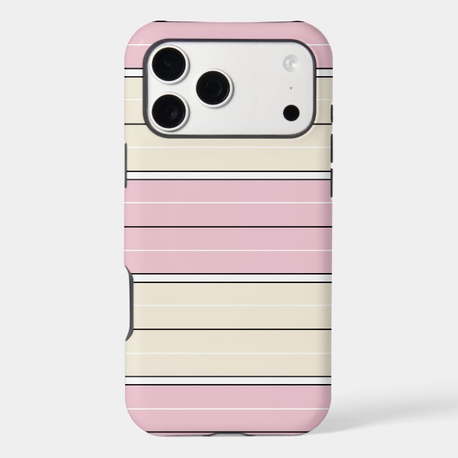 Soft Colour Vertical Stripe Pattern Design (Back)