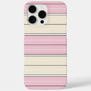 Soft Colour Vertical Stripe Pattern Design iPhone 16 Pro Max Case