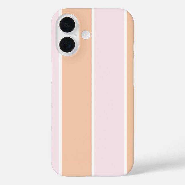 Soft Colour Vertical Stripe Pattern Design Case-Mate iPhone Case (Back)