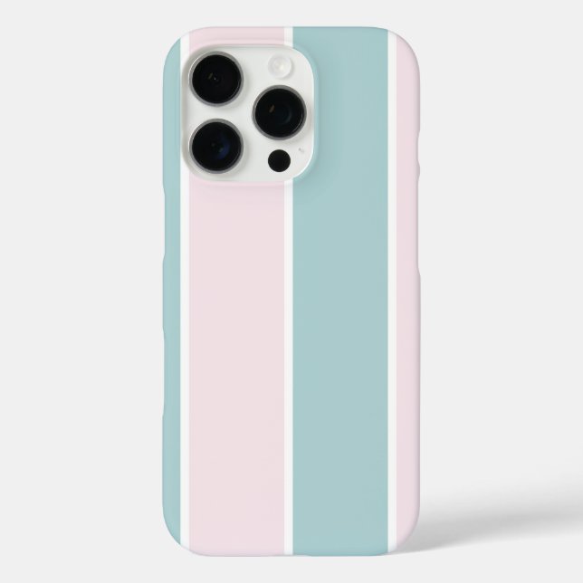 Soft Colour Vertical Stripe Pattern Design Case-Mate iPhone Case (Back)