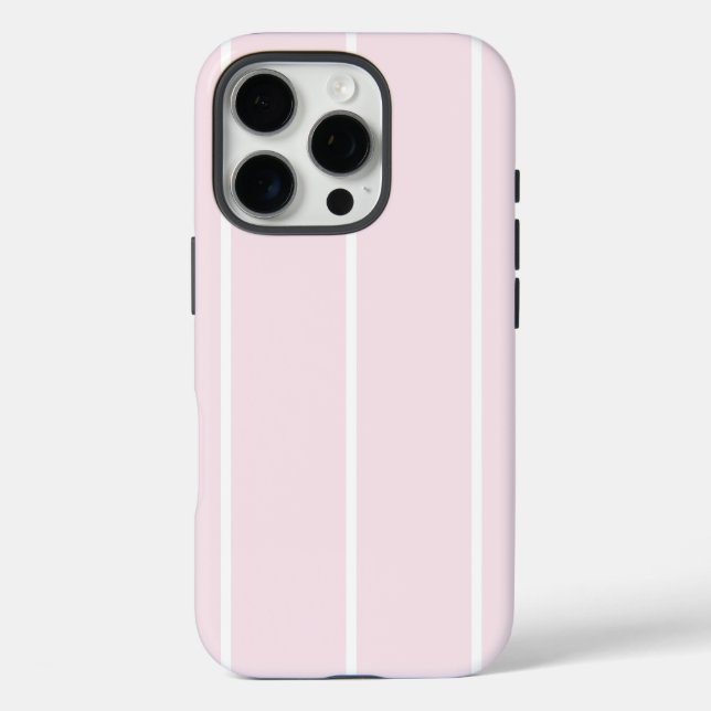 Soft Colour Vertical Stripe Pattern Design Case-Mate iPhone Case (Back)