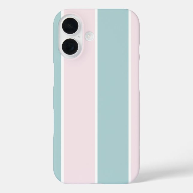Soft Colour Vertical Stripe Pattern Design Case-Mate iPhone Case (Back)