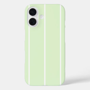 Soft Colour Vertical Stripe Pattern Design iPhone 16 Case